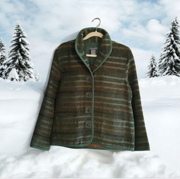 KORET Fall Winter Jacket  size Med covent Garden Fern NWT great earthy colors . - Picture 2 of 16